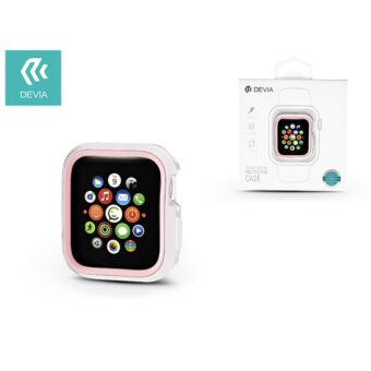 Devia ST323874 Dazzle Apple Watch 4 40m fehér/rózsaszín védőtok