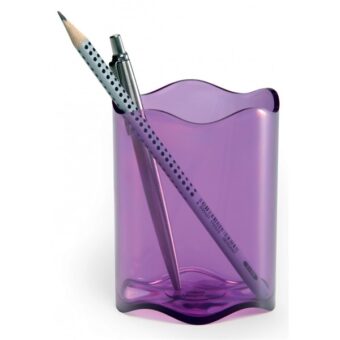 Durable Trend áttetsző lila írószertartó