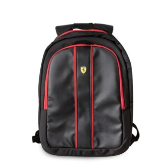 Ferrari On-Track 15″ USB csatlakozós fekete notebook hátizsák