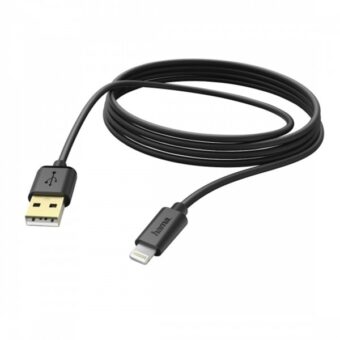 Hama 173787 3m Lightning > USB-A fekete adatkábel
