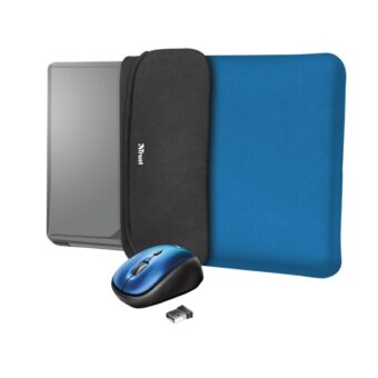 Trust Yvo kék 15,6″ notebook tok + wireless egér