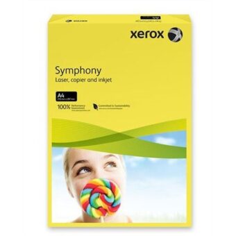 Xerox Symphony A4 80g intenzív citrom másolópapír