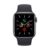 Apple Watch SE (v2) GPS-es (40mm) asztroszürke alumínium tok, éjfekete szilikon sportszíjas okosóra