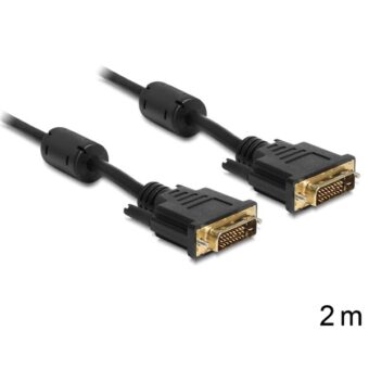 Delock 83190 2 méter DVI 24+1 pin apa/apa kábel