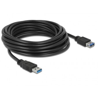 Delock 85058 USB-A 3.0 apa > USB-A 3.0 anya 5m hosszabbító kábel