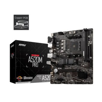 MSI A520M PRO AMD A520 SocketAM4 mATX alaplap