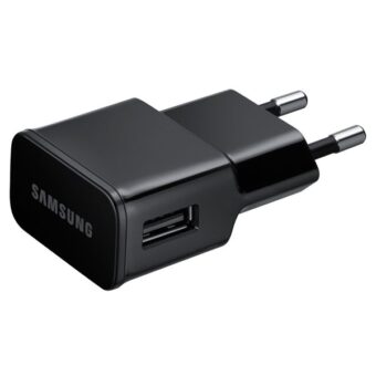 Samsung EP-TA20EBEC 15W univerzális fekete hálózati töltő + USB Type-C kábel
