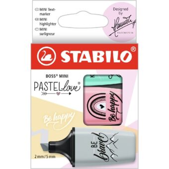 Stabilo BOSS MINI Pastellove 3 db/csomag vegyes színű szövegkiemelő
