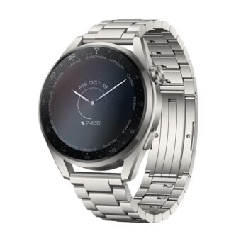 Huawei Watch 3 Pro rozsdamentes acél pántos ezüst okosóra