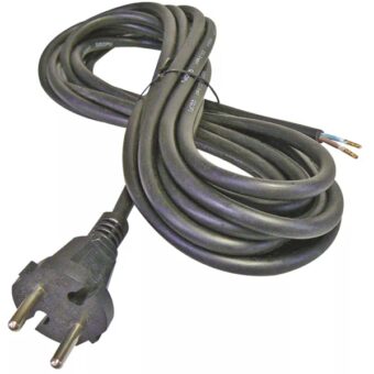 Emos S03250 Flexo gumi 5m 3×1,5mm2 fekete szerelhető kábel