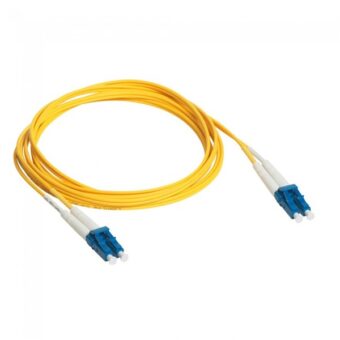 Legrand 032606 patch kábel optika OS1/OS2 (UPC) monomódusú LC/LC duplex 9/125um LSZH (LSOH) sárga 1 méter LCS3