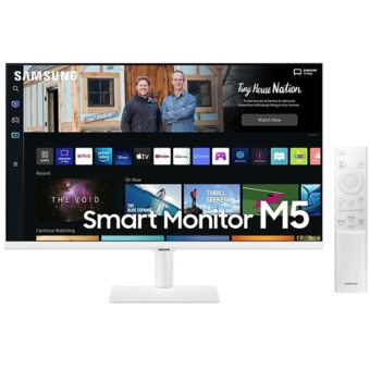 Samsung 27″ S27BM501EU FHD VA HDR10 fehér SMART monitor távirányítóval