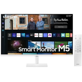 Samsung 32″ S32BM501EU FHD VA HDR10 fehér SMART monitor távirányítóval
