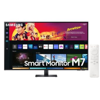 Samsung 43″ S43BM700UU 4K VA HDR10 fekete SMART monitor távirányítóval