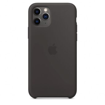 Apple iPhone 11 Pro fekete szilikon hátlap