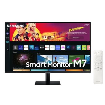 Samsung 32″ S32BM700UU 4K VA HDR10 fekete SMART monitor távirányítóval