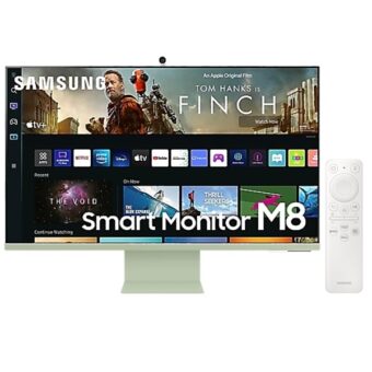 Samsung 32″ S32BM80GUU 4K VA zöld SMART monitor távirányítóval