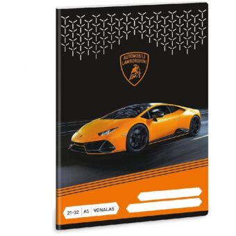 Ars Una Lamborghini 5125 A5 21-32 vonalas füzet