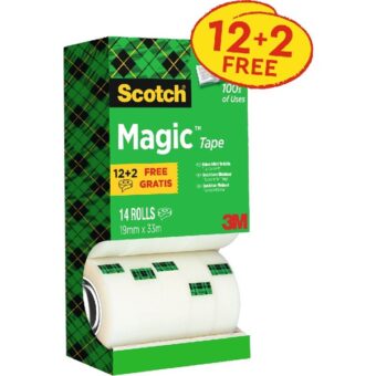 Scotch Magic 810 19mmx33m írható ragasztószalag 12+2db