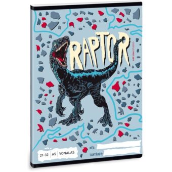 Ars Una Raptor A5 21-32 vonalas füzet