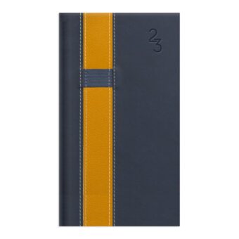 Kalendart Vario 2023-as V035 sárga-kék álló zsebnaptár